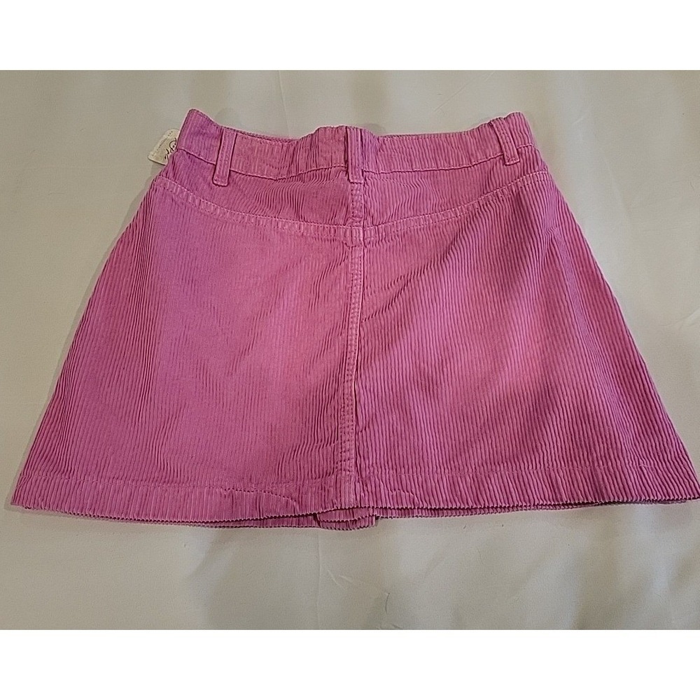 Free People Mini Skirt Womens Size 4 Corduroy Bubblegum Pink - Picture 2 of 4